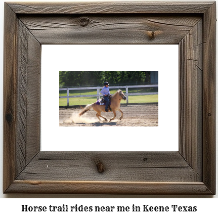 horse trail rides near me in Keene, Texas